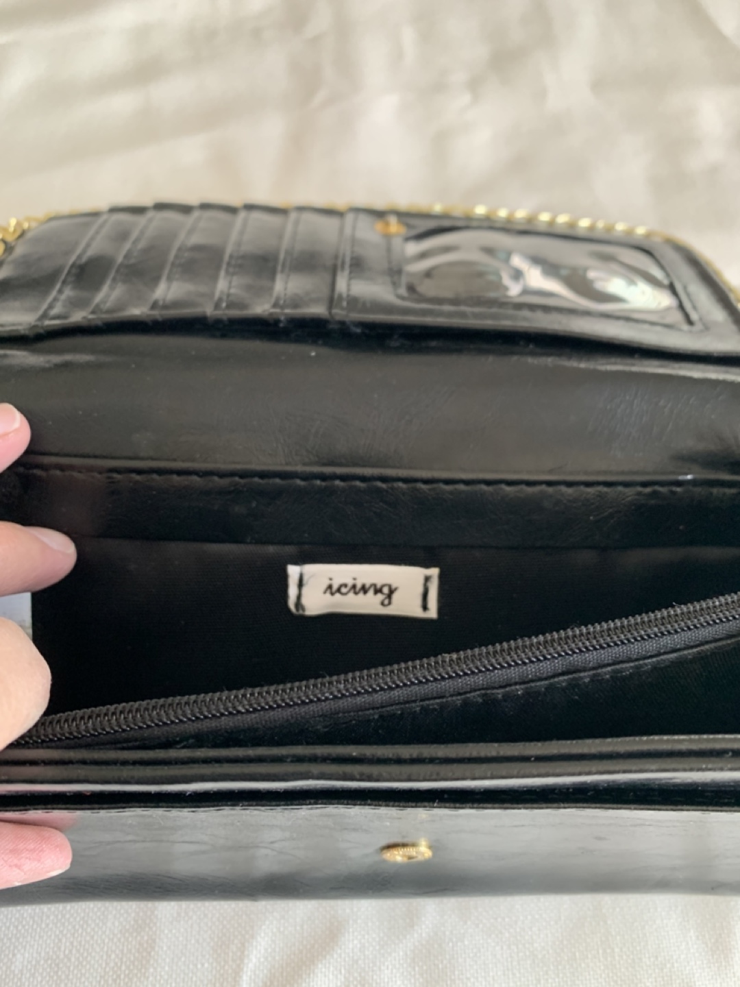 Icing Black Wallet Clutch - photo 5