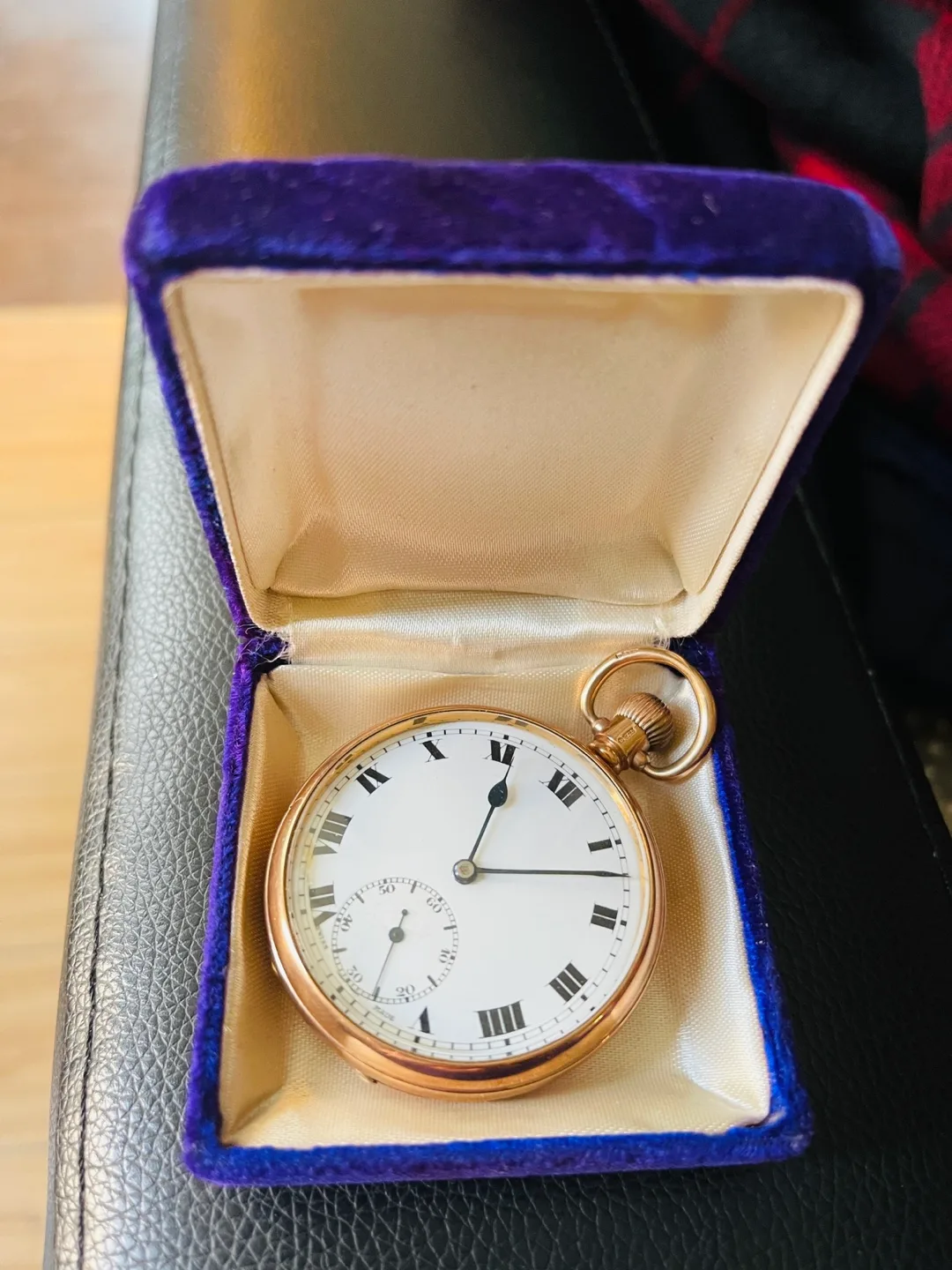 Vintage Pocket Watch in Display Case thumbnail