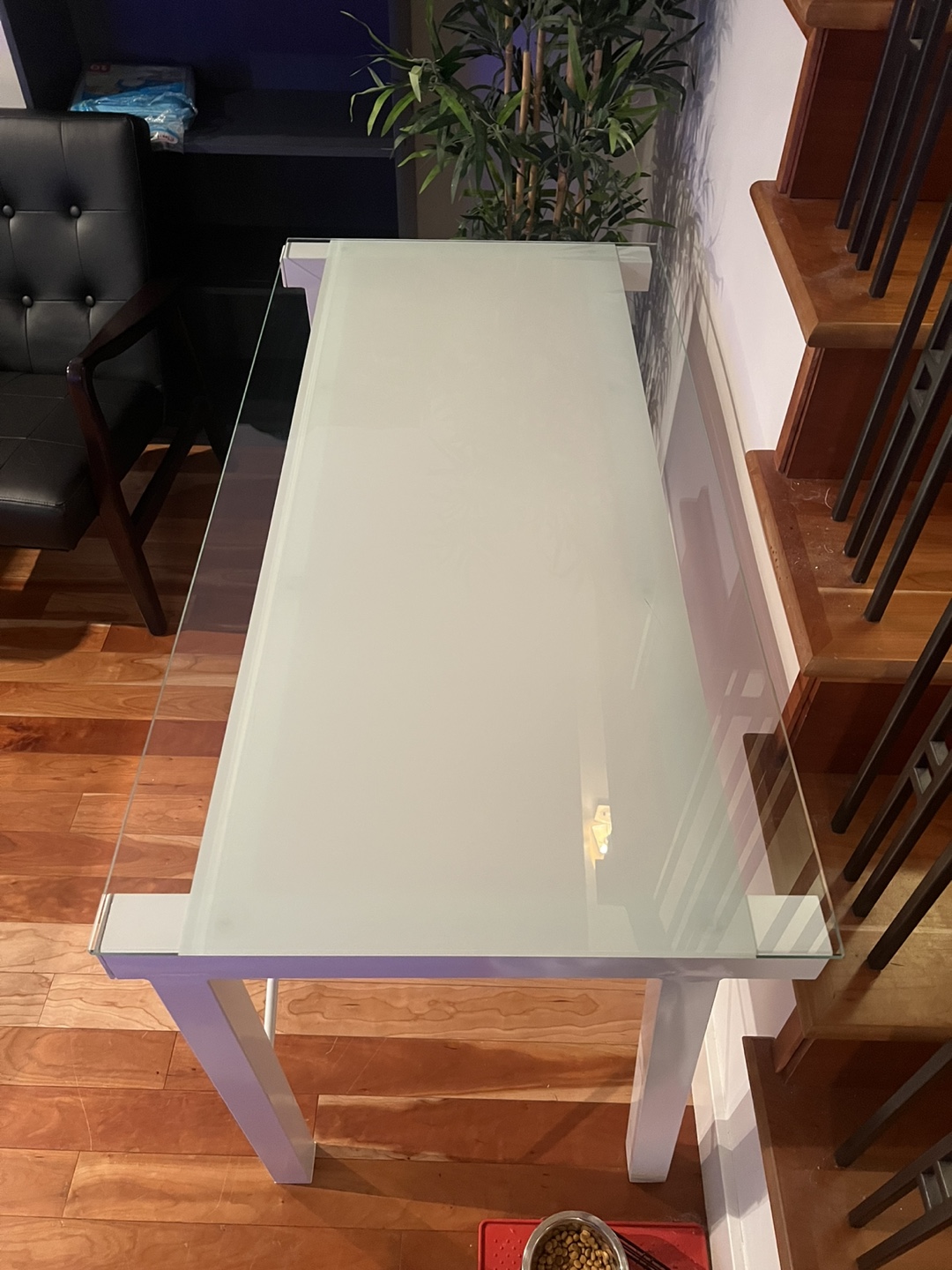 Glass Top Desk - photo 2