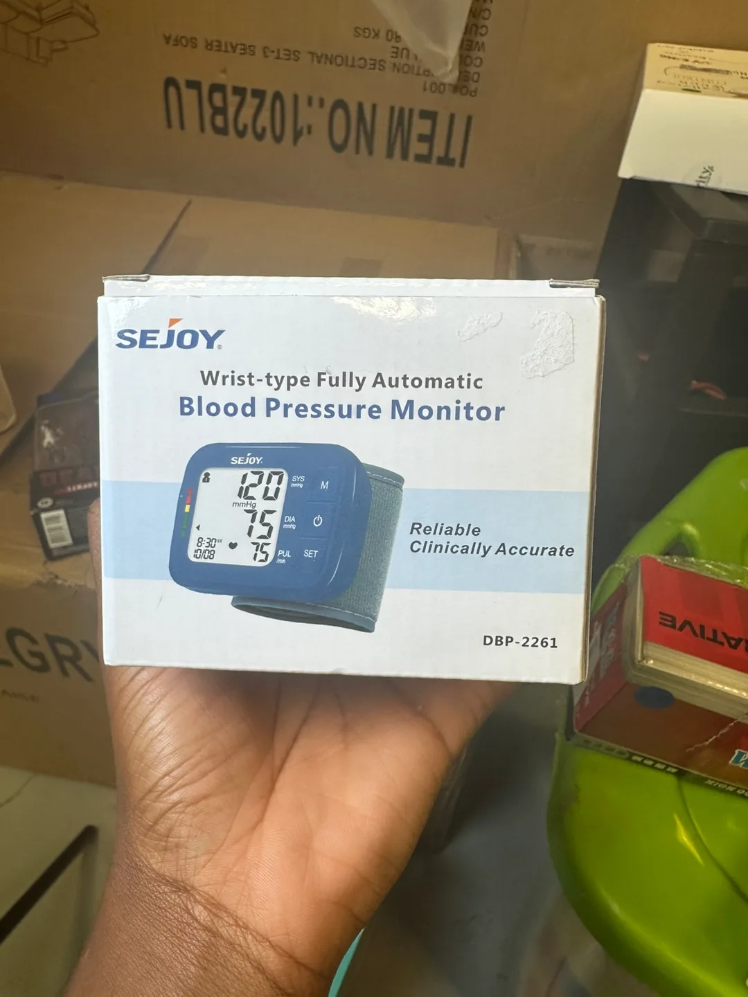 Sejoy Wrist-Type Fully Automatic Blood Pressure Monitor thumbnail