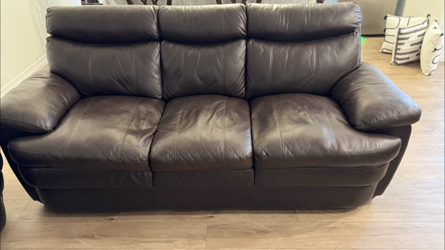 Leather Sofa Set - photo 2