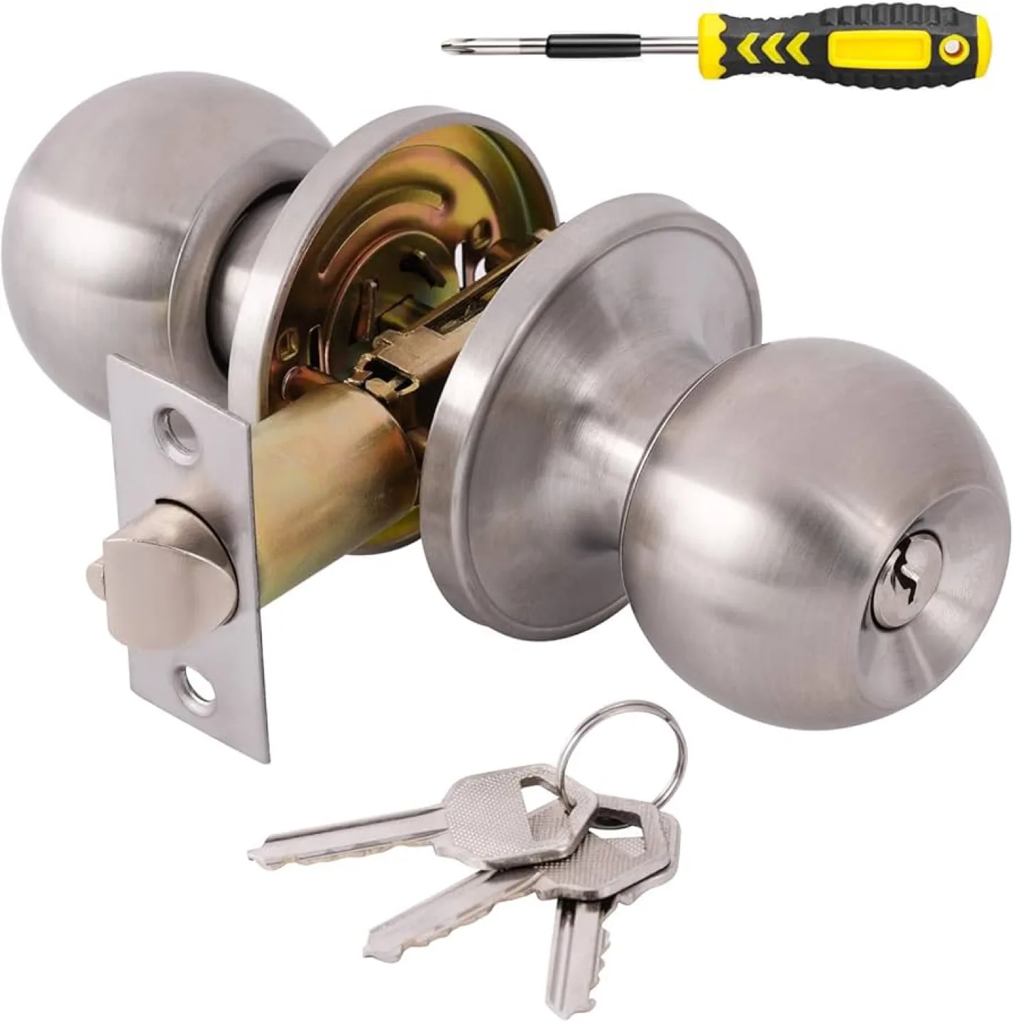 New Door Knob with Keys thumbnail