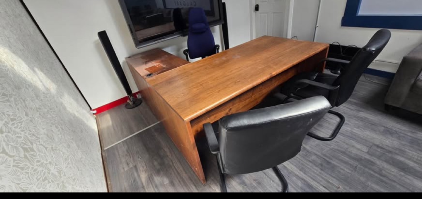 Wooden corner  Office Desk