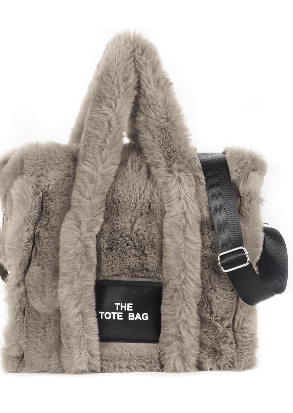 Fur Tote Bag with Shoulder Strap - photo 2