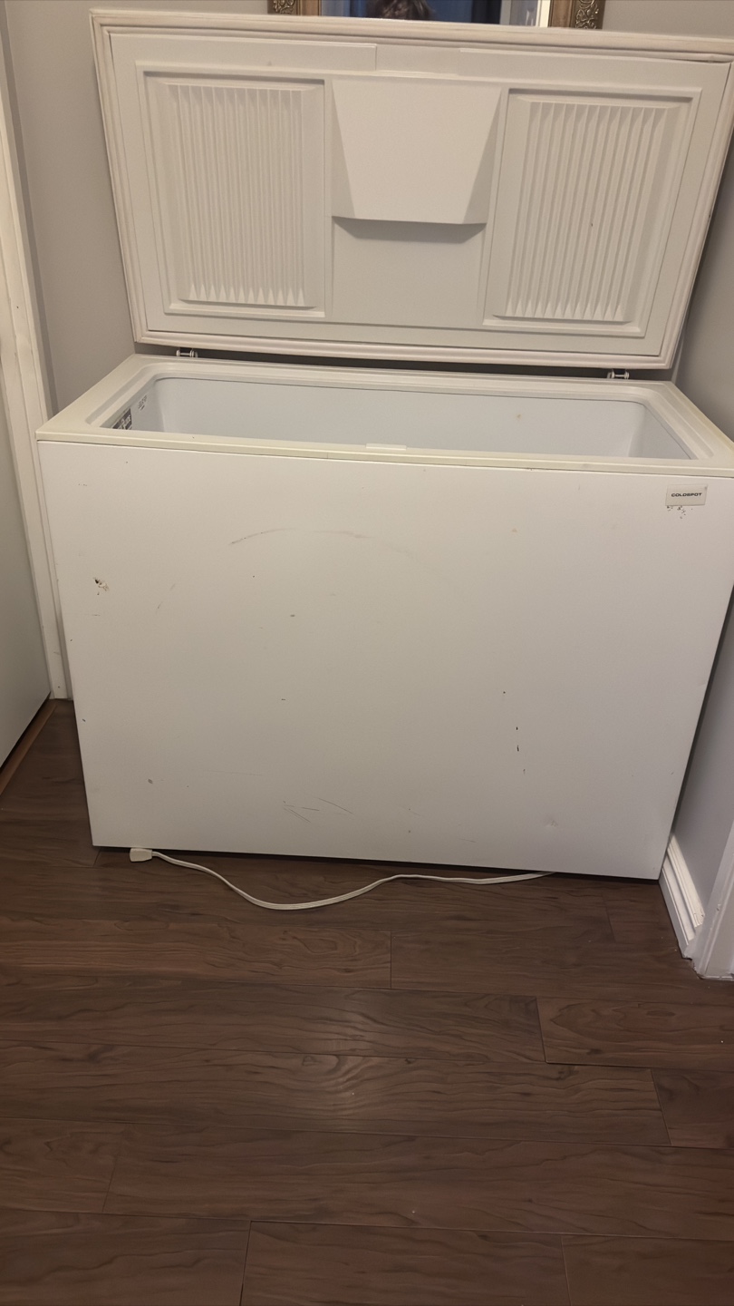 White Chest Freezer
