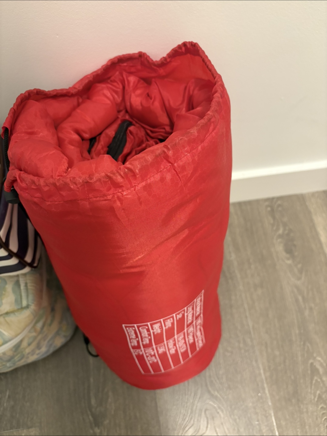 Red Sleeping Bag-Adult