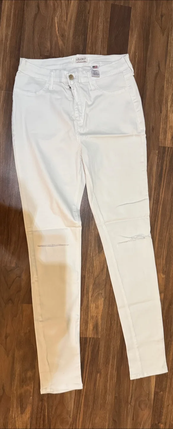 White Jeans with Distressing thumbnail