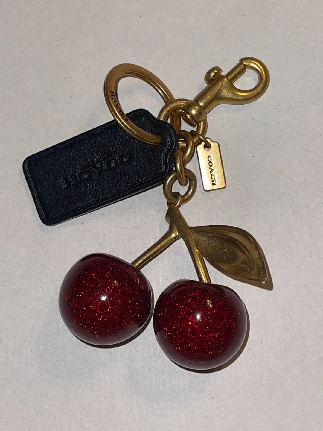 Coach Quilted Studio Shoulder Bag with Coach Cherry Charm image indicator(6)