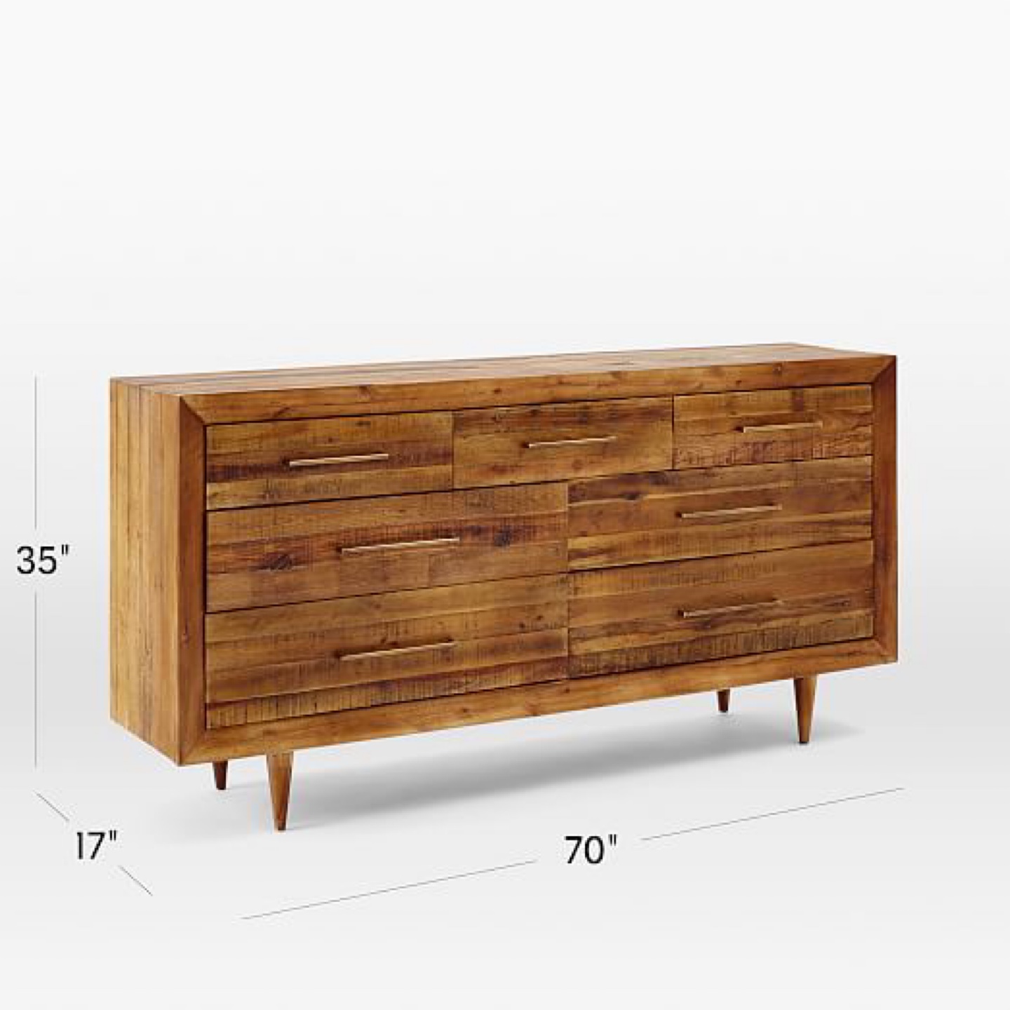 West Elm Bedroom Dresser (Reclaimed Pine)