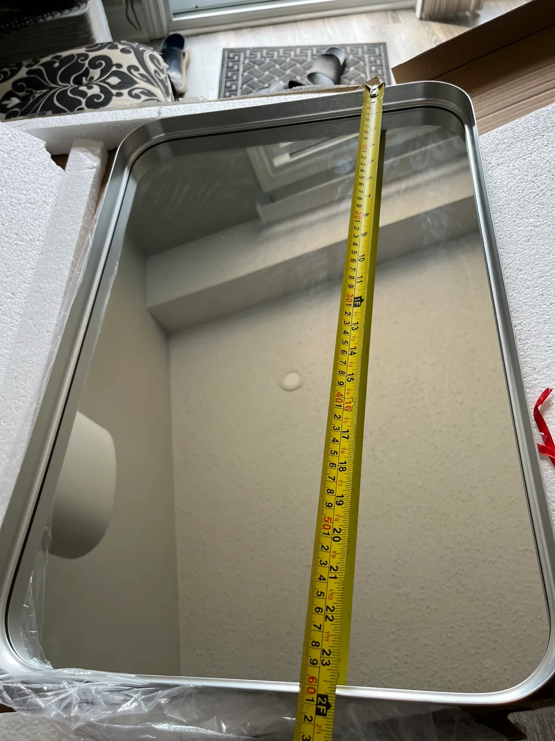 New Bathroom Mirror metal frame image indicator(3)