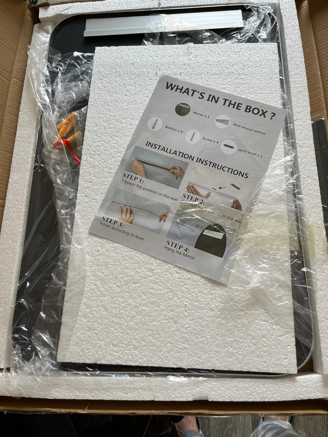 New Bathroom Mirror metal frame image indicator(7)