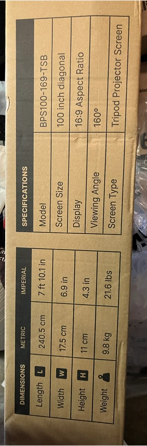 100 inch home theatre screen and stand image indicator(4)