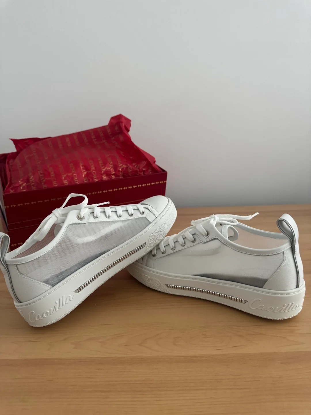 René Caovilla White Sneakers thumbnail