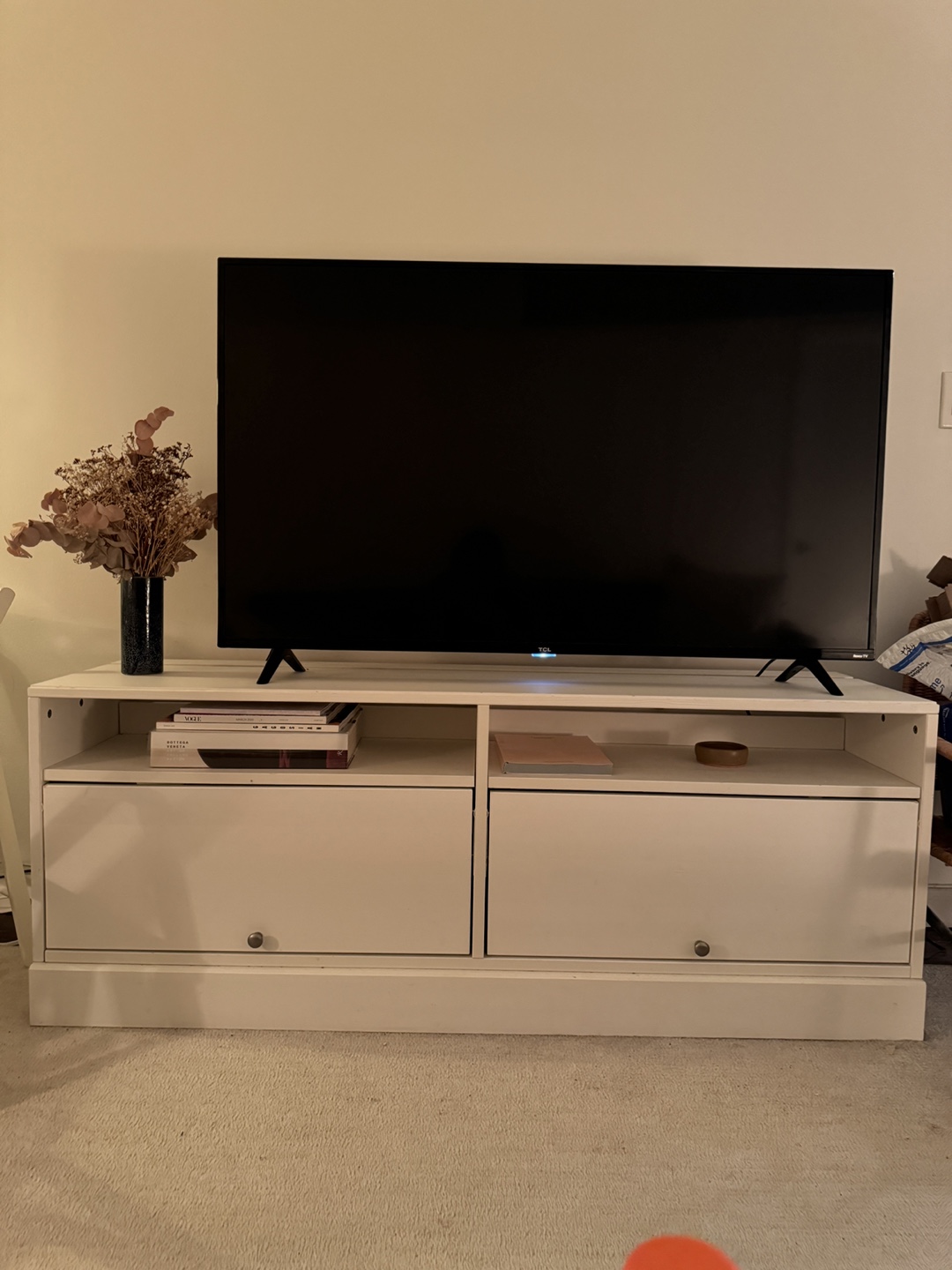 White TV Stand