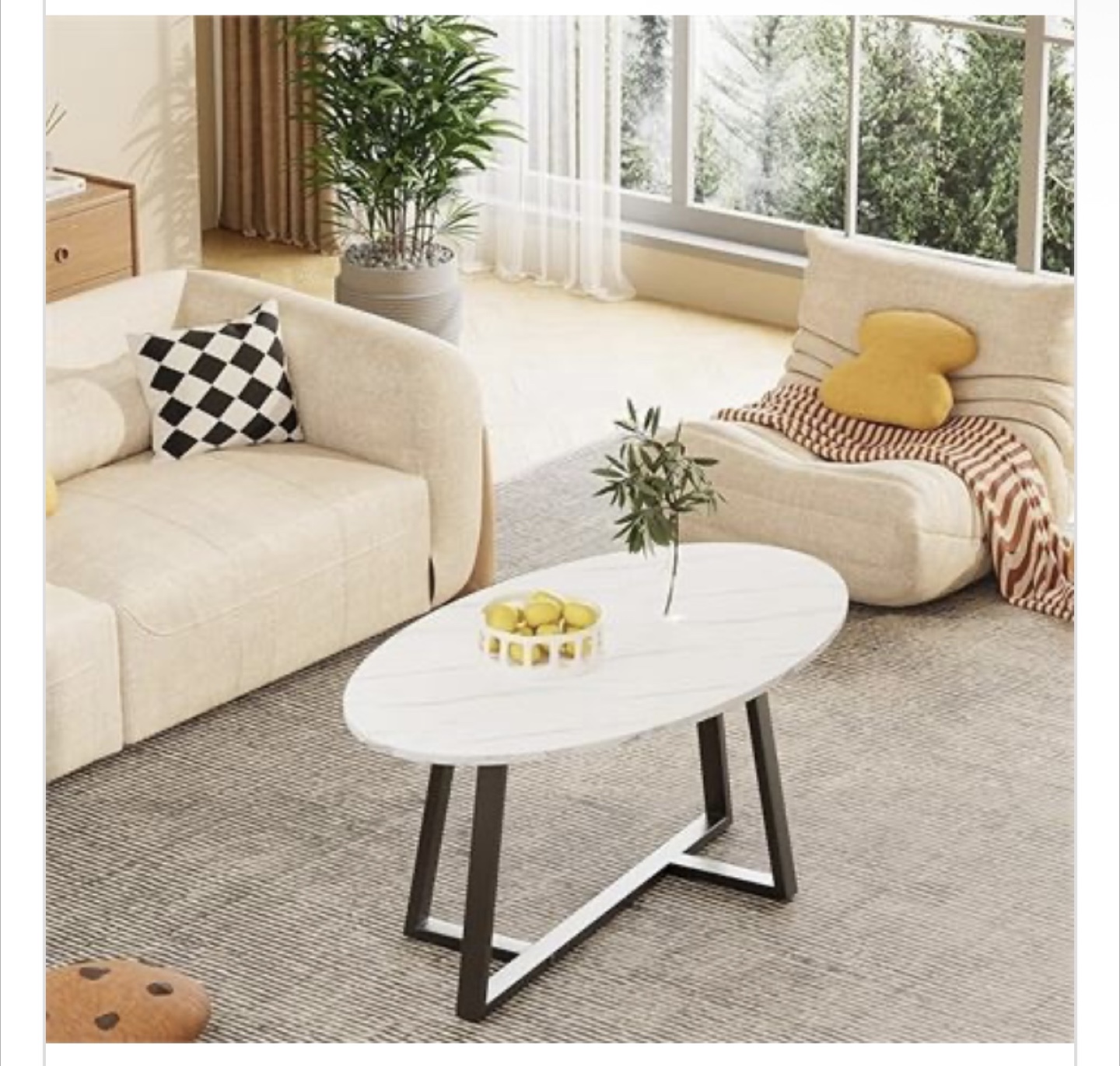 Oval Coffee Table