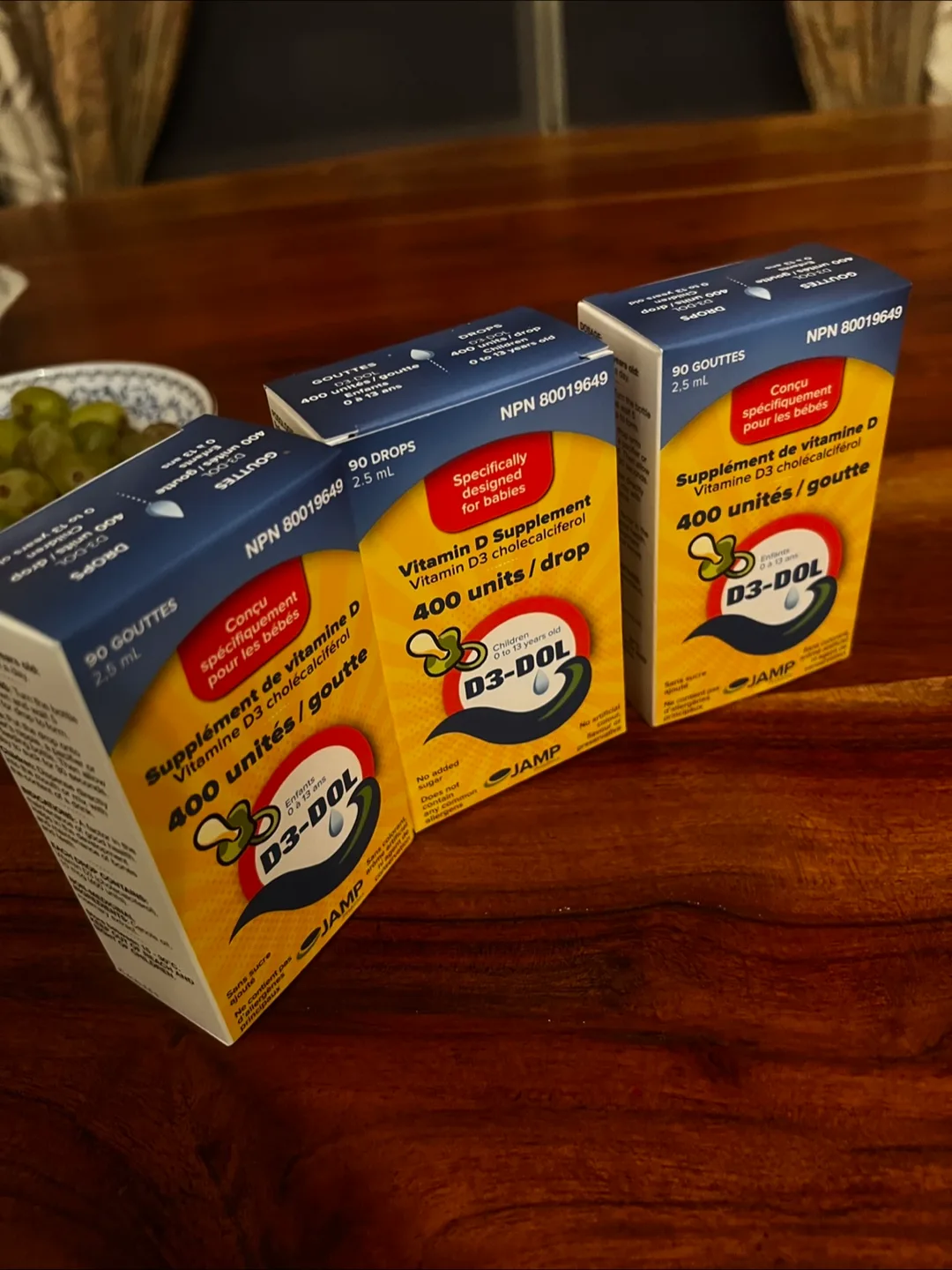 D3-DOL Vitamin D Drops all three for 10