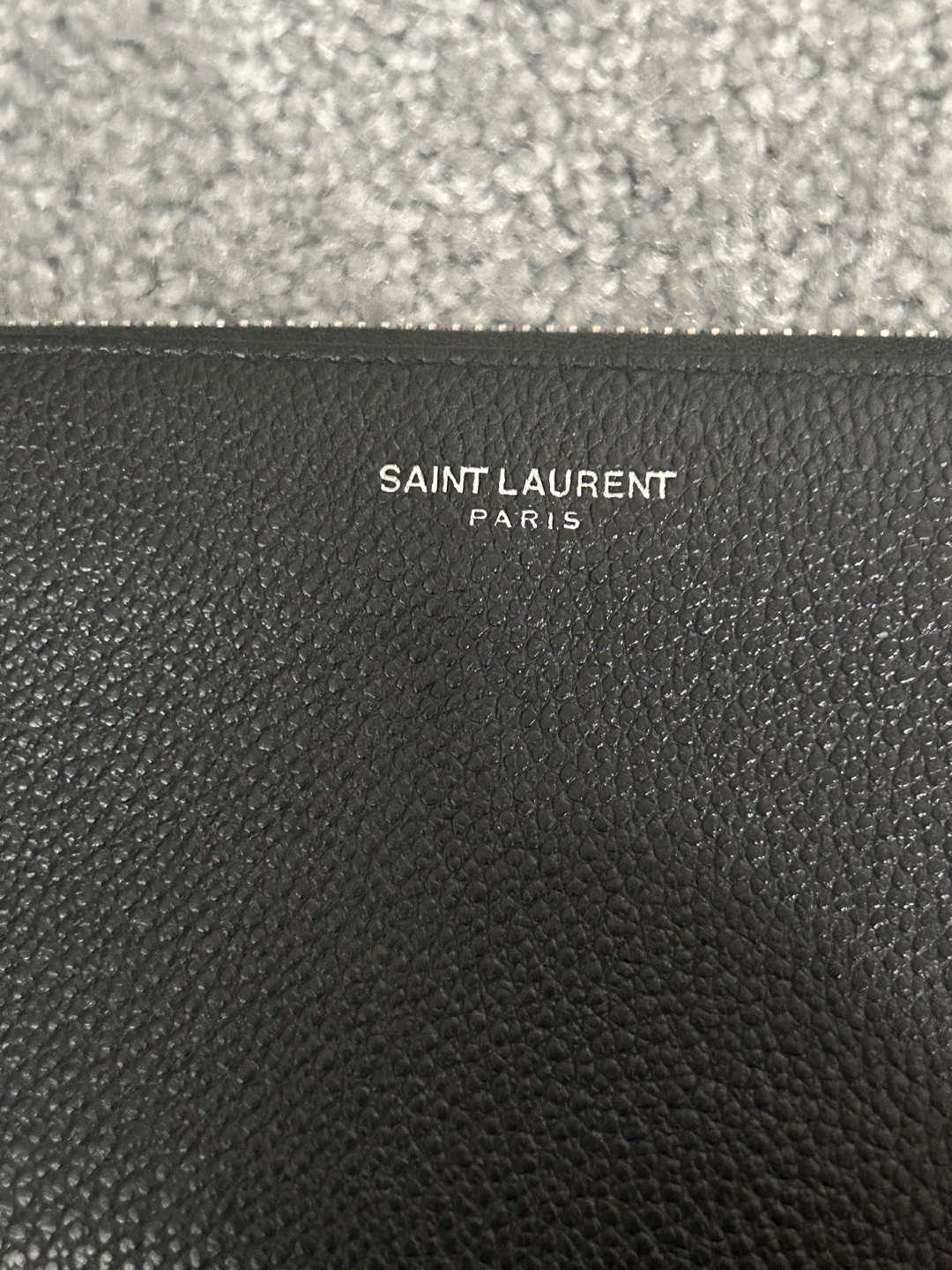 Saint Laurent Black Zip Around Wallet - photo 3