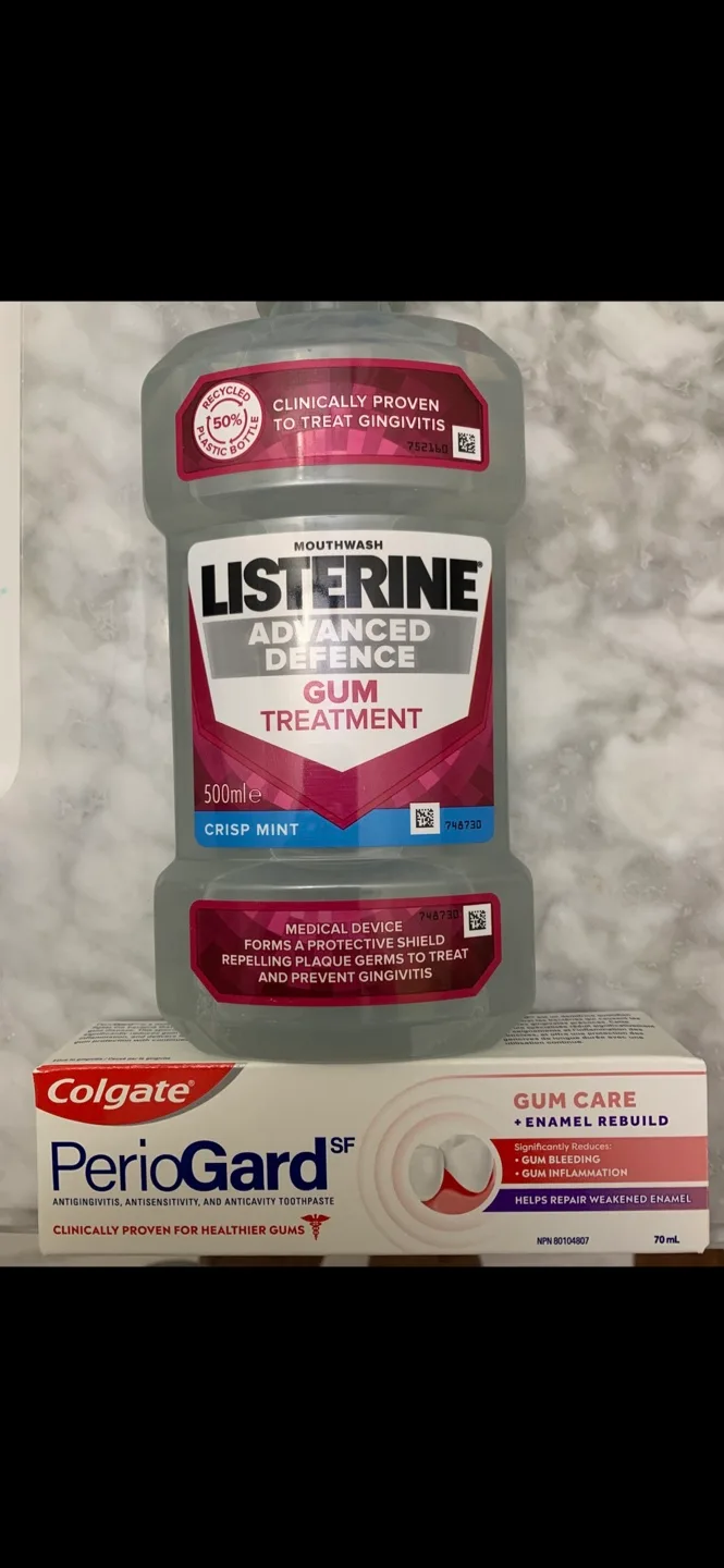 3 Items Dental Set - Power Flosser and Gingivitis Gum Care Set image indicator(5)