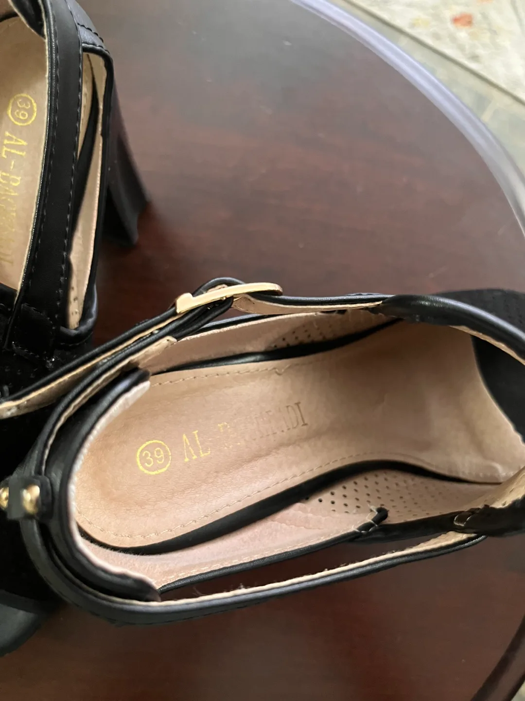 AL-DANDO Black Heels thumbnail