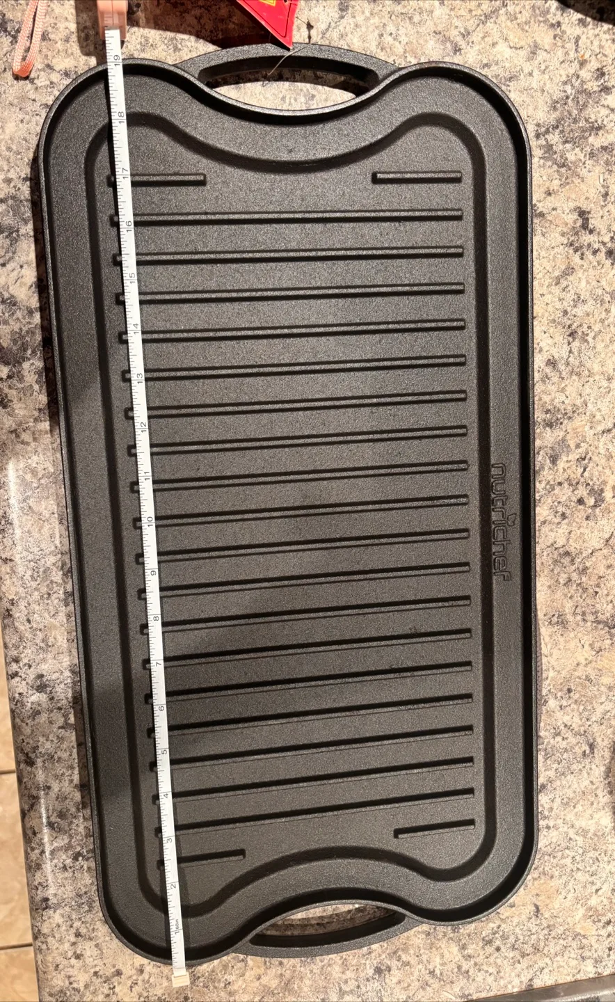 NutriChef Cast Iron Grill Pan (2 available) image indicator(2)