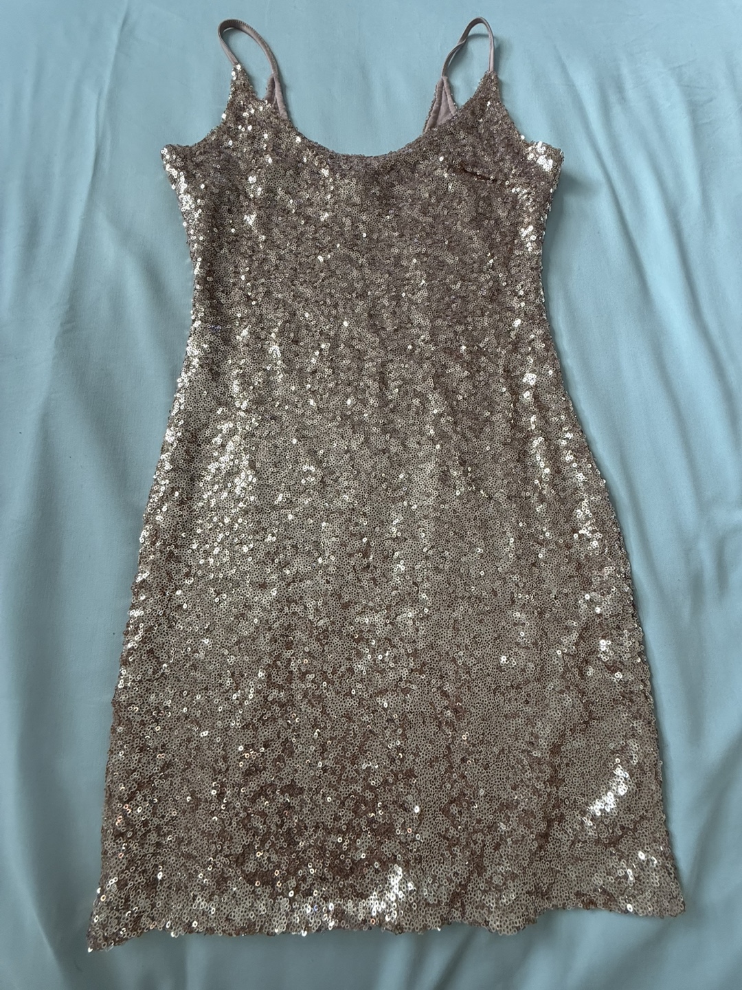 Rose Gold Sequin Dress - photo 4