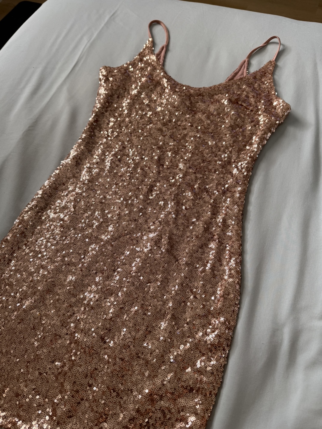 Rose Gold Sequin Dress - photo 3
