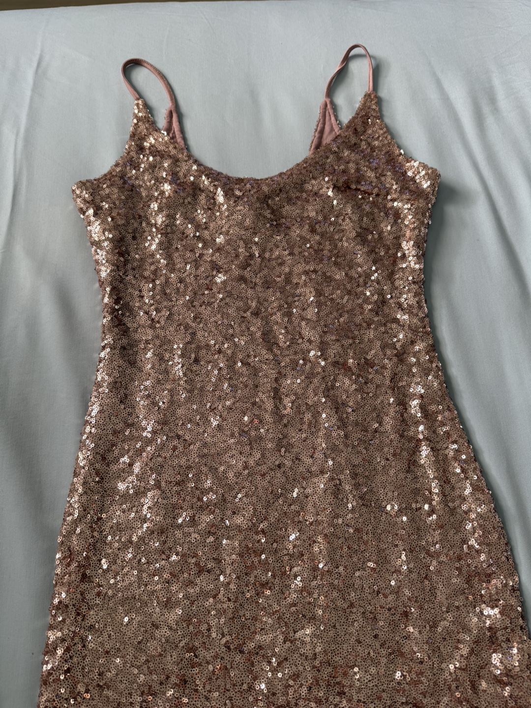 Rose Gold Sequin Dress - photo 5