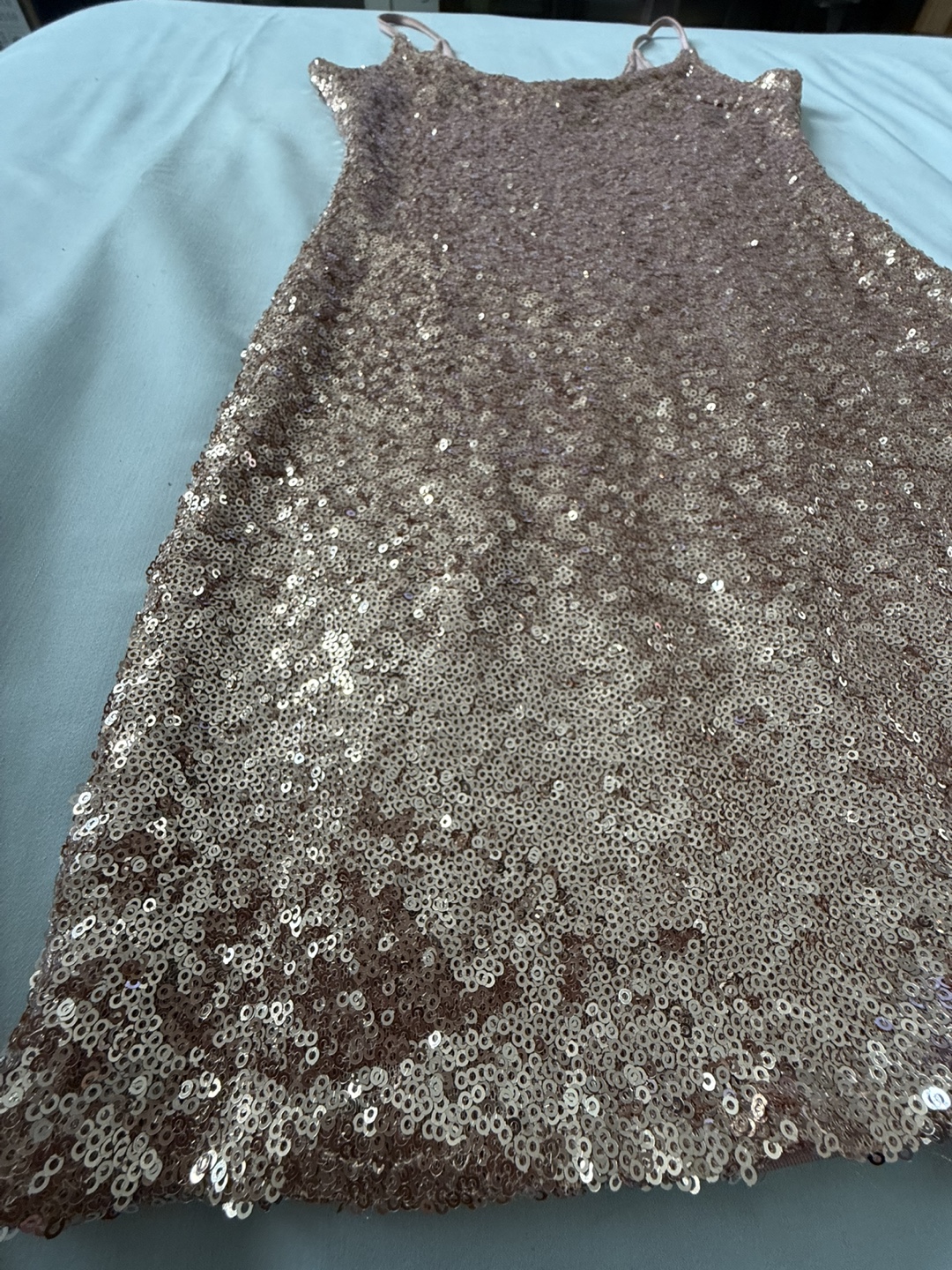 Rose Gold Sequin Dress - photo 2