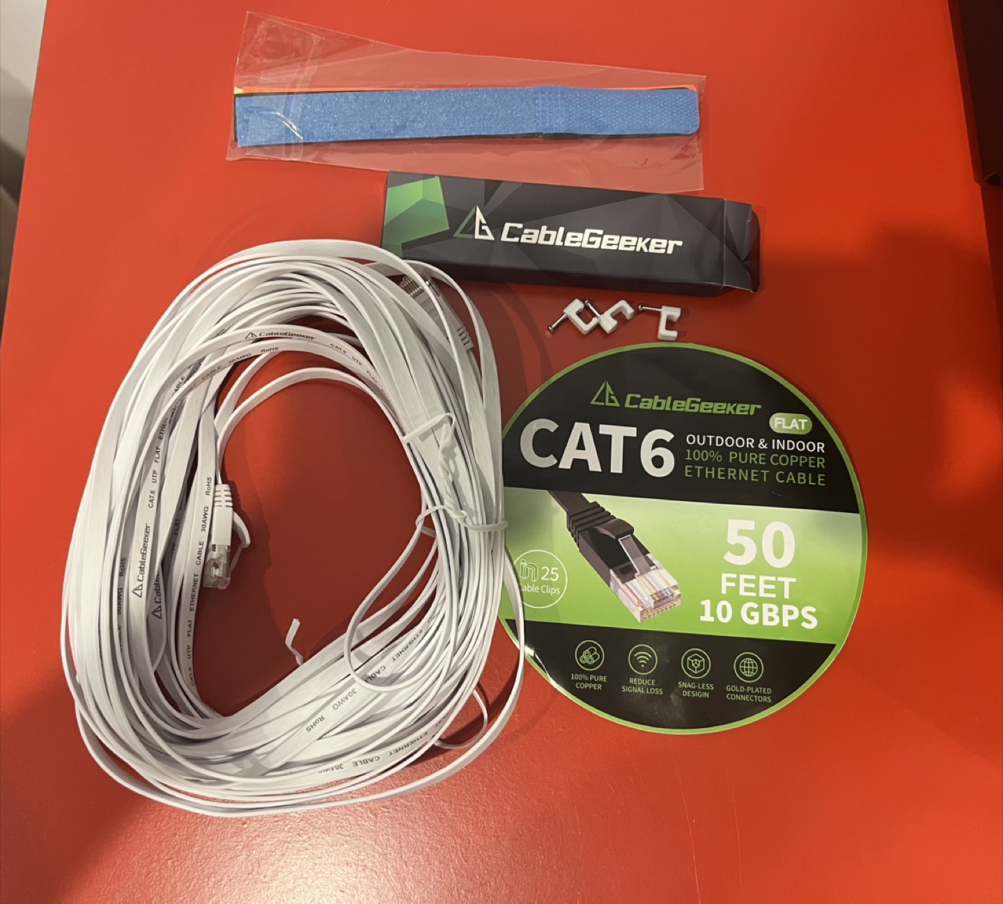 Cat 6 Ethernet Cable 50 feet