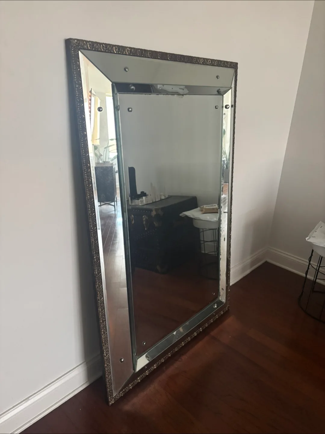 Vintage Framed Large Mirror- Reduced For Moving Sale image indicator(9)