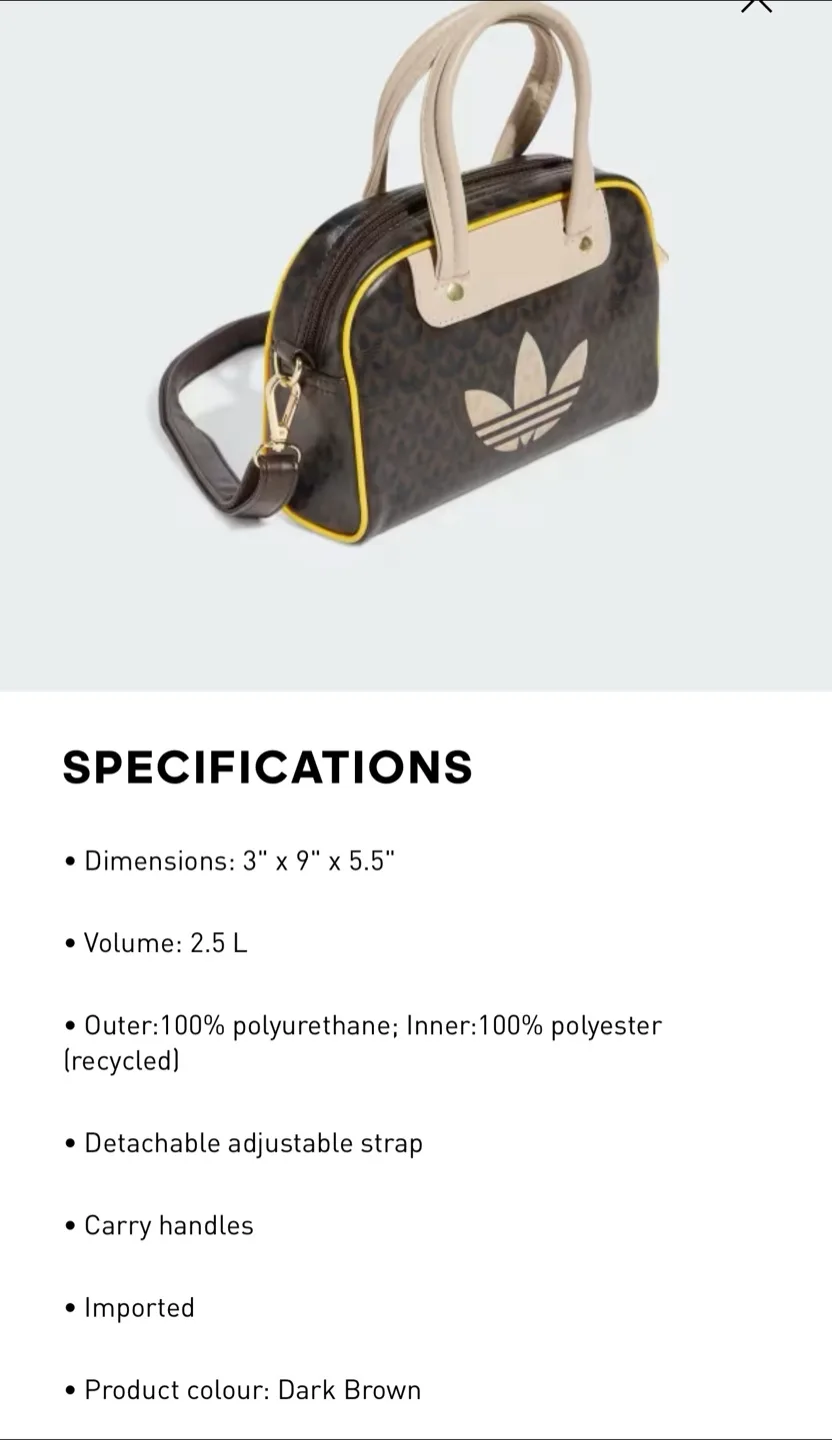 New Adidas Monogram Mini Bowling Bag image indicator(4)
