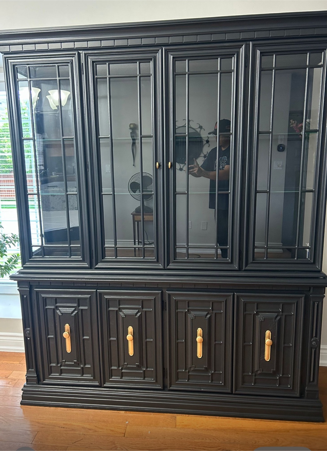 Black Display Cabinet