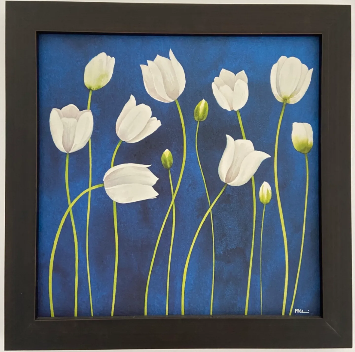 Floral Painting, Framed Artwork Set of 4 image indicator(4)