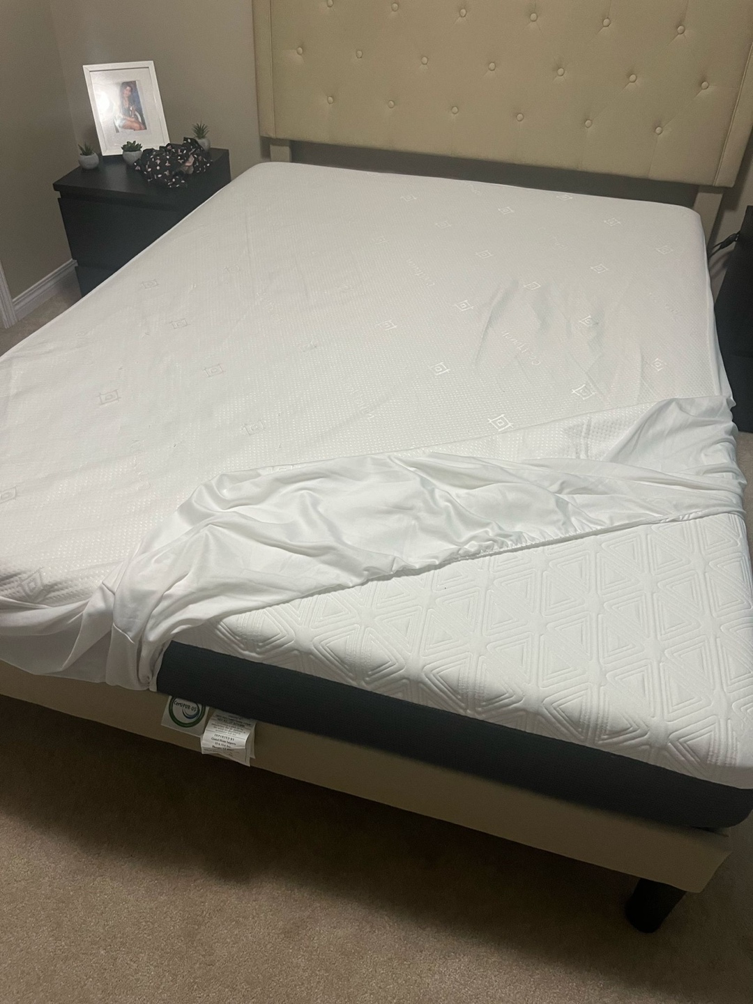 Queen Bed Frame with Mattress - photo 4