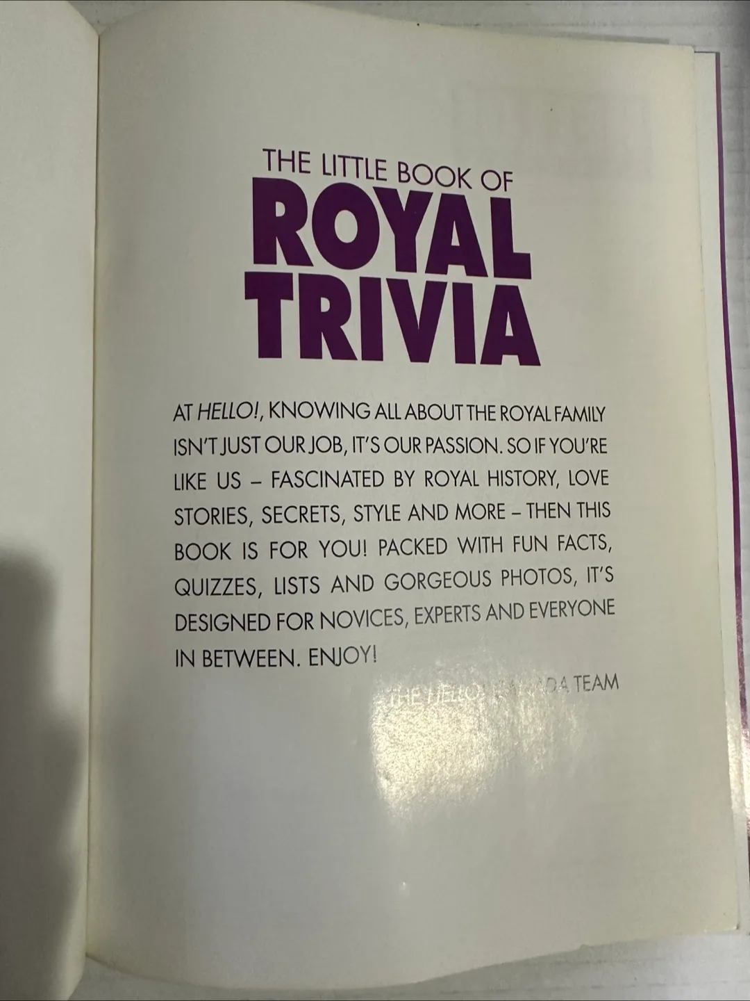 Hello! Special The Little Book of Royal Trivia image indicator(3)