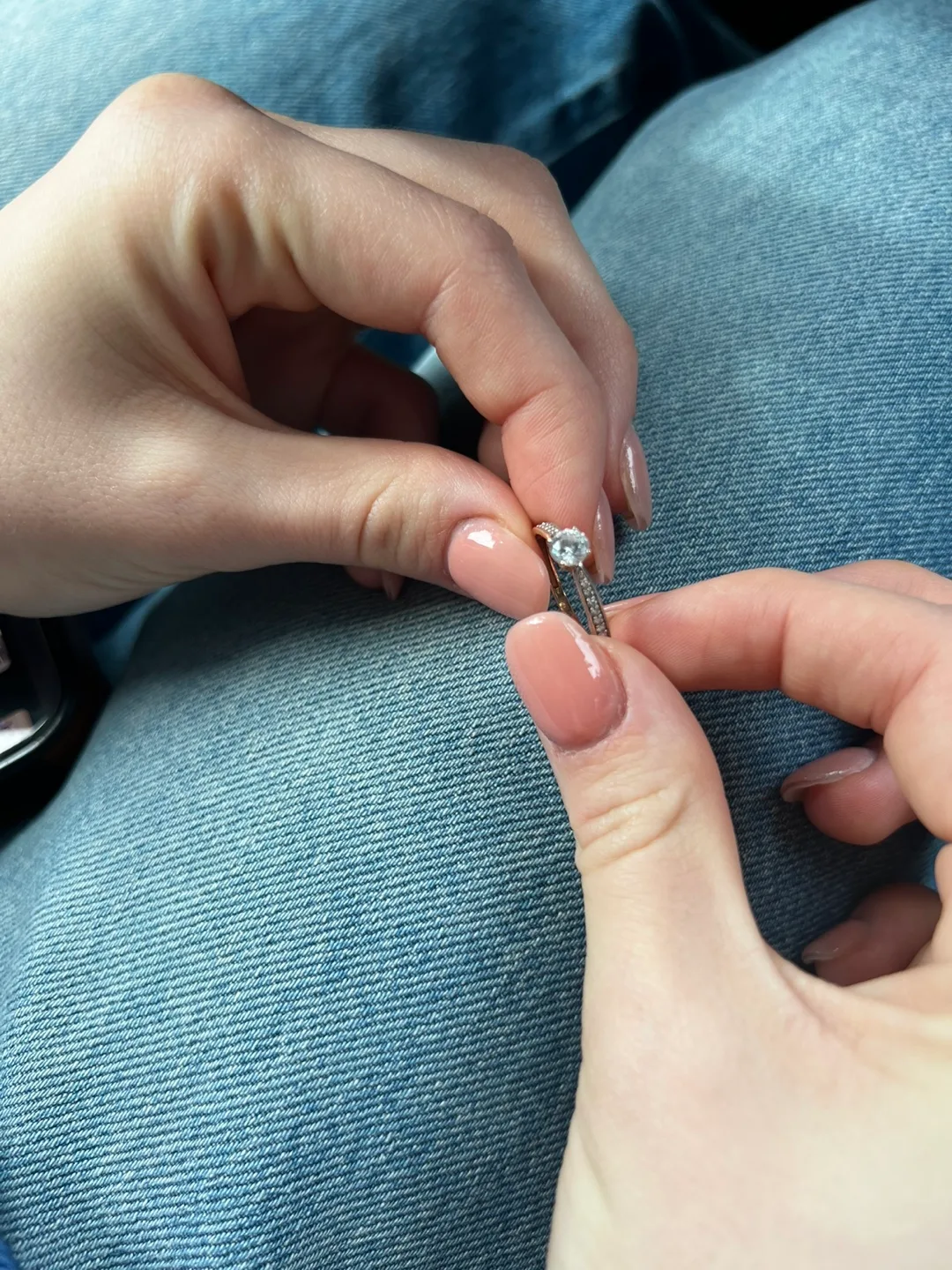 Elegant Diamond Ring - size 6-7 image indicator(5)