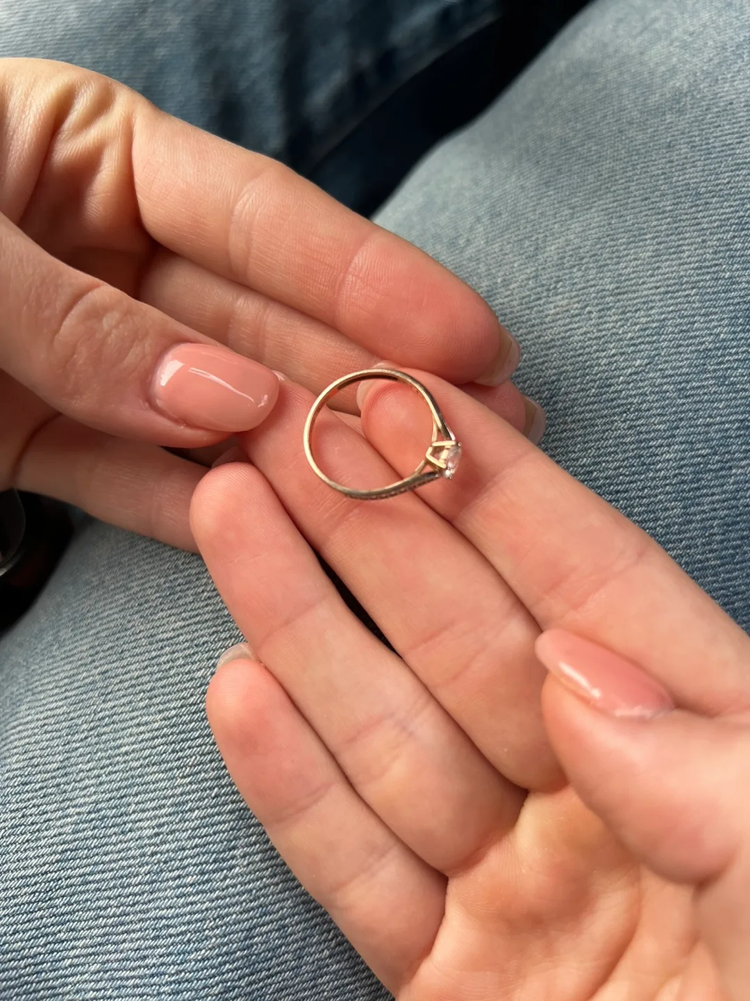 Elegant Diamond Ring - size 6-7 image indicator(3)