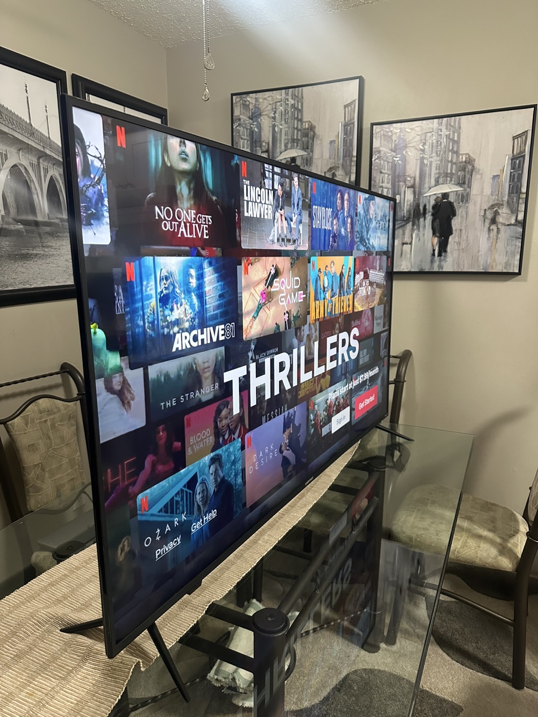 65" Smart Roku TV – Like New! - photo 3