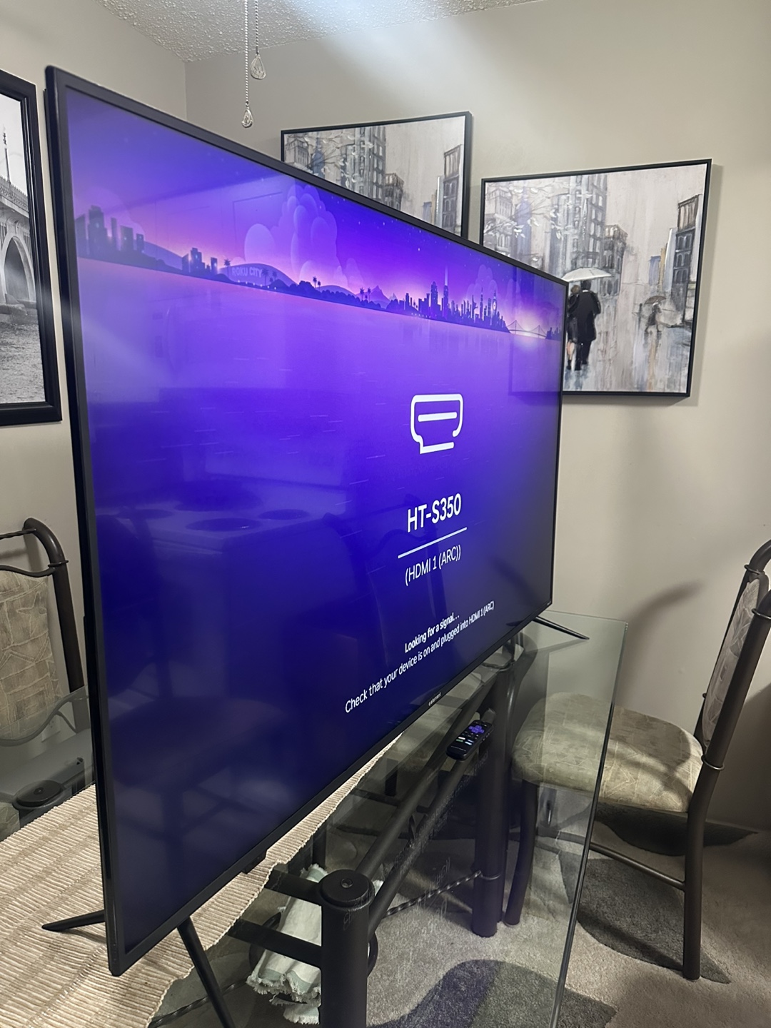 65" Smart Roku TV – Like New! - photo 2
