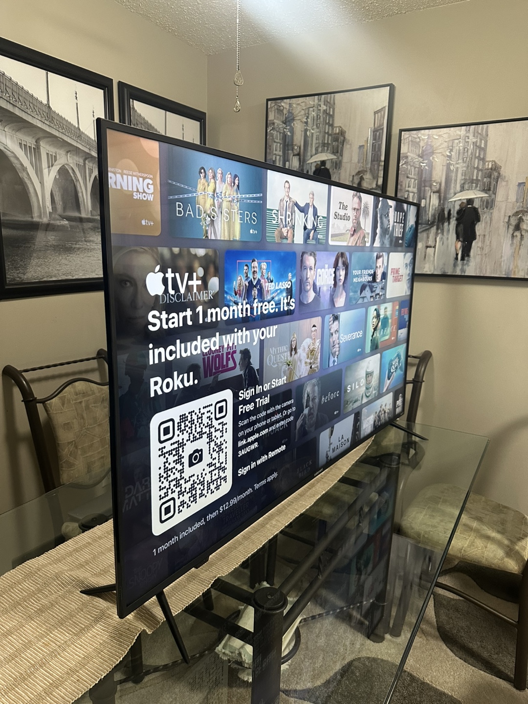 65" Smart Roku TV – Like New! - photo 4