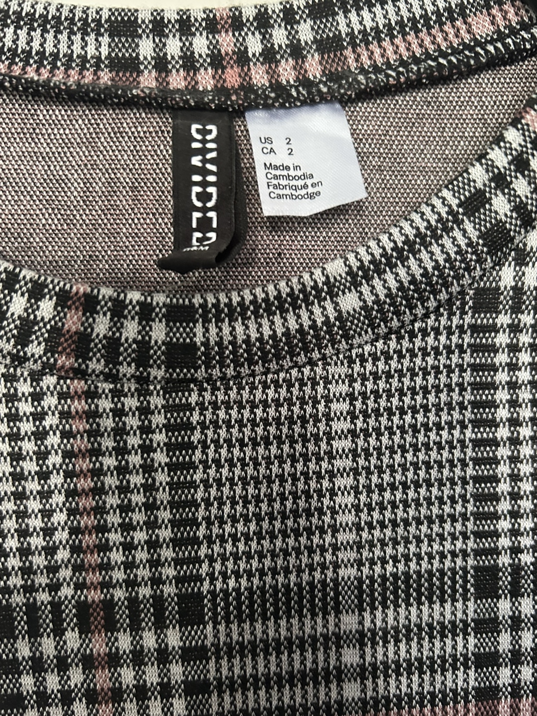 H&M Divided Plaid Mini Dress - photo 2