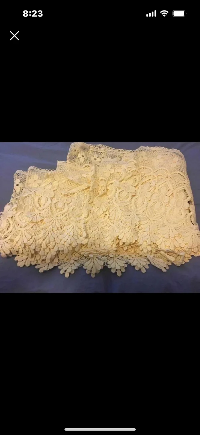 15 yards Guipure Lace Fabric thumbnail