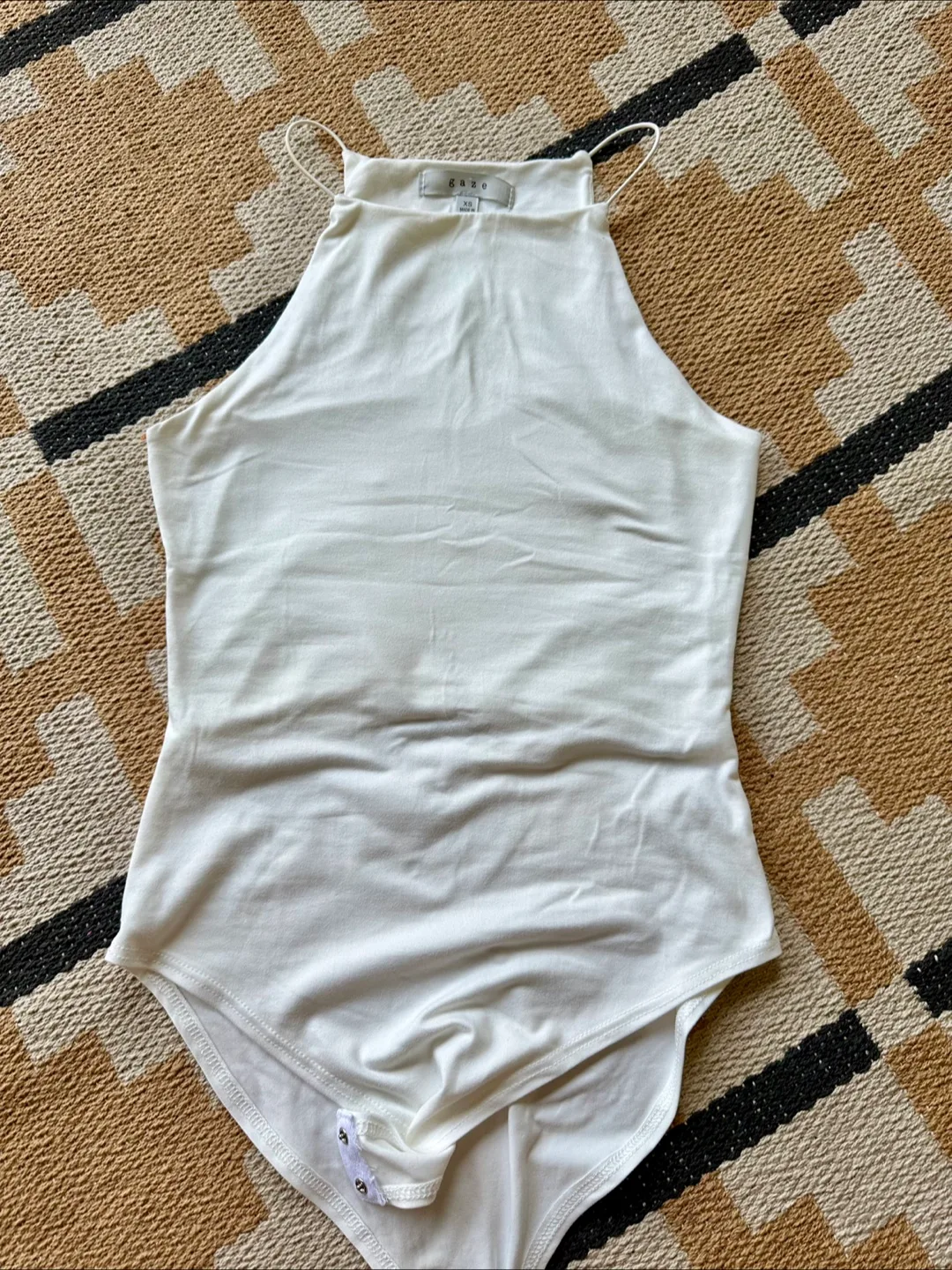 Gaze White Bodysuit (Like New) thumbnail
