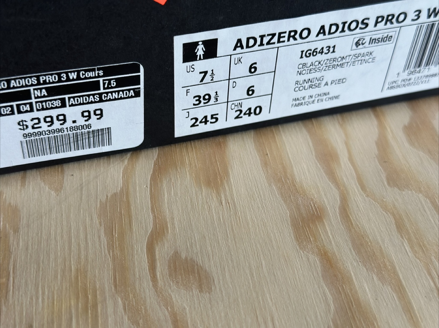 Adidas Adizero Adios Pro 3 Running Shoes - photo 5
