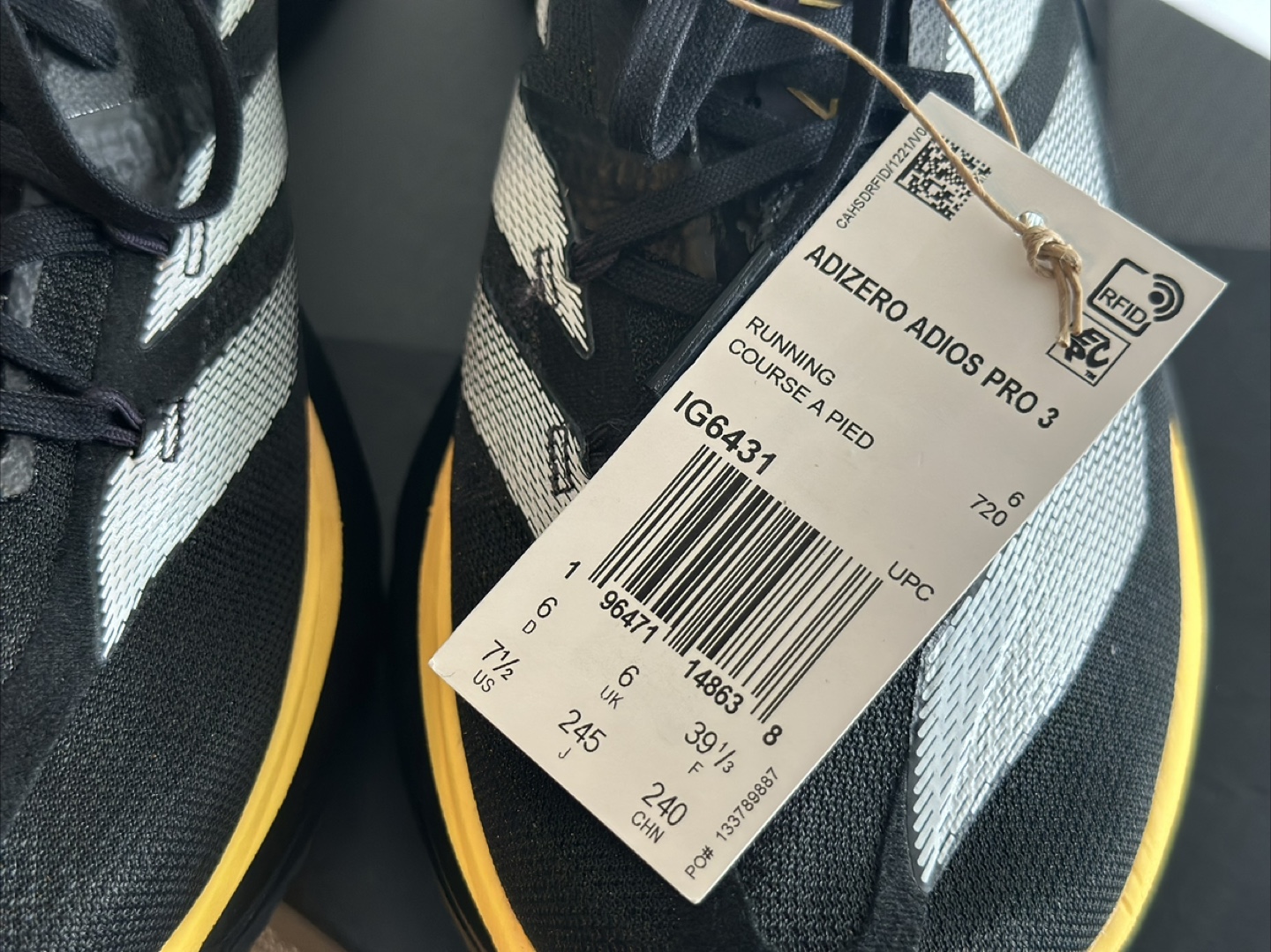 Adidas Adizero Adios Pro 3 Running Shoes - photo 2