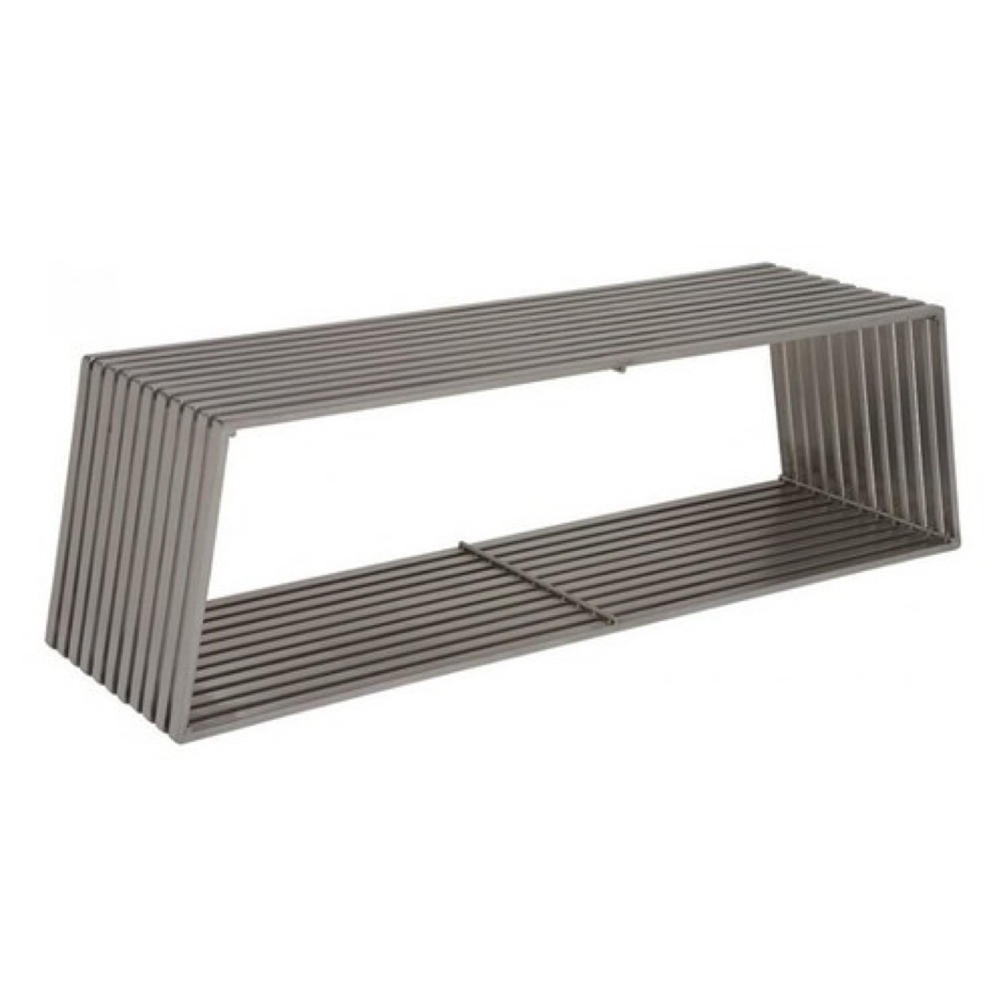 Nomiya Brushed Stainless Steel Bench/Coffee table - photo 3