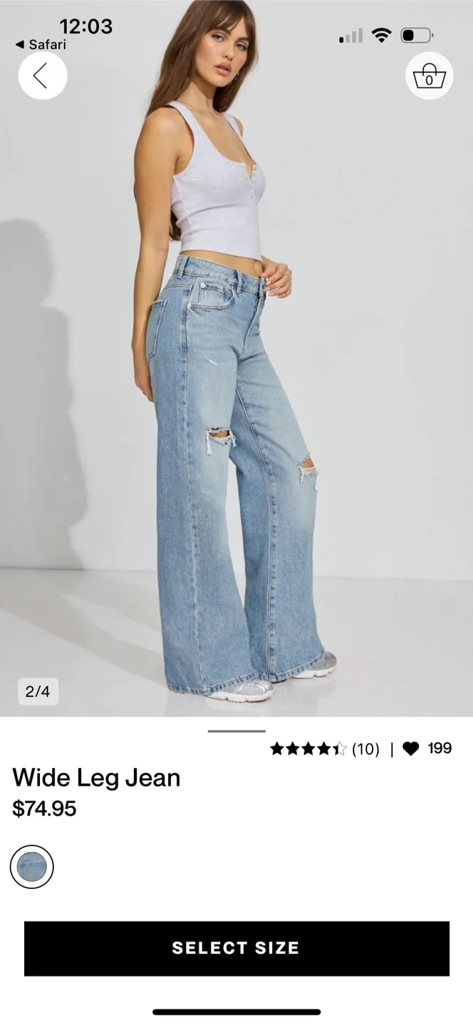 Wide Leg Jeans image indicator(4)