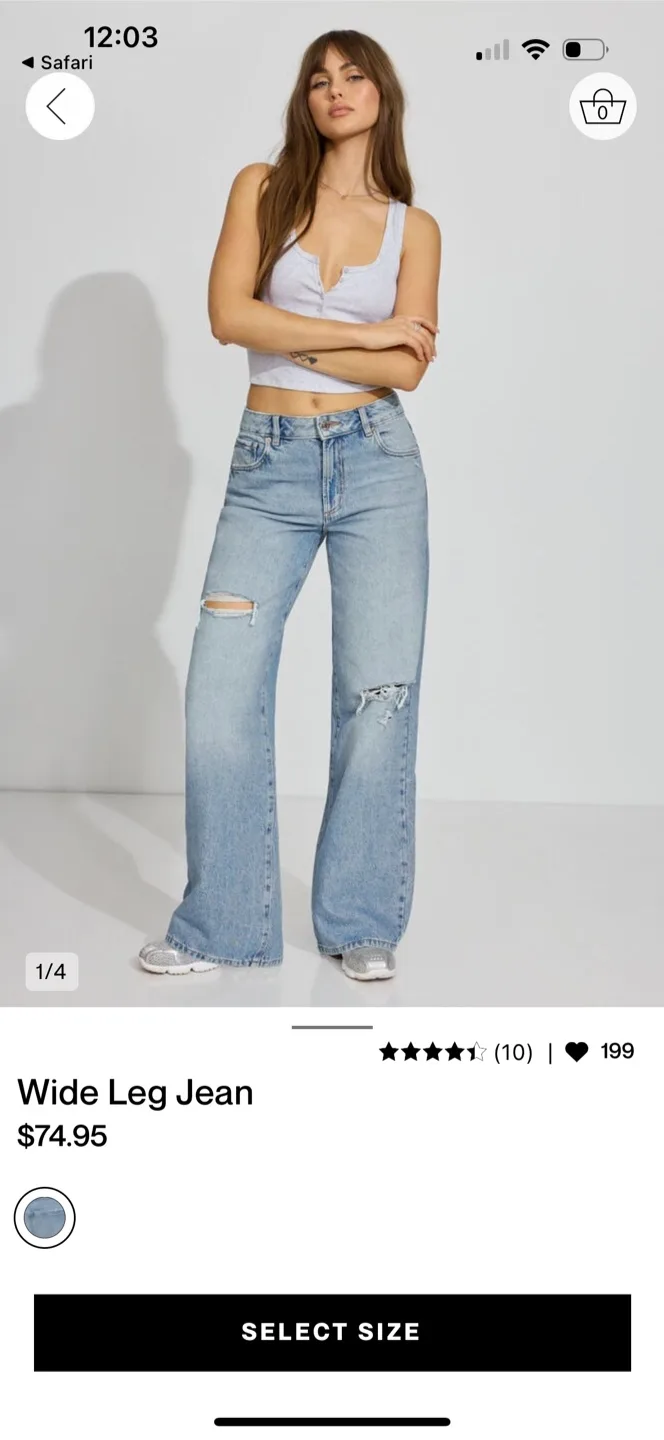 Wide Leg Jeans image indicator(3)