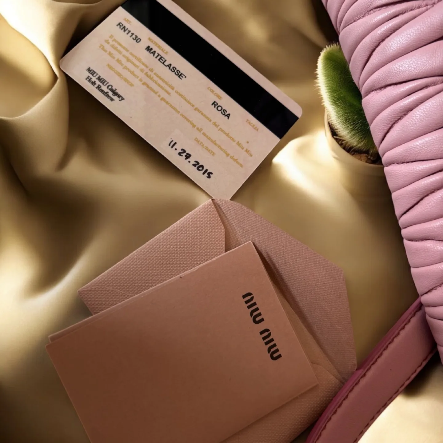 Miumiu Pink Quilted Leather Handbag image indicator(4)