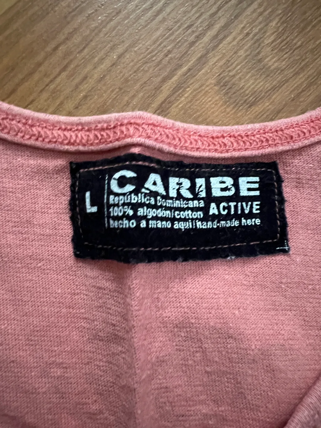 Pink Tank Top with Floral Detail - Size L image indicator(7)